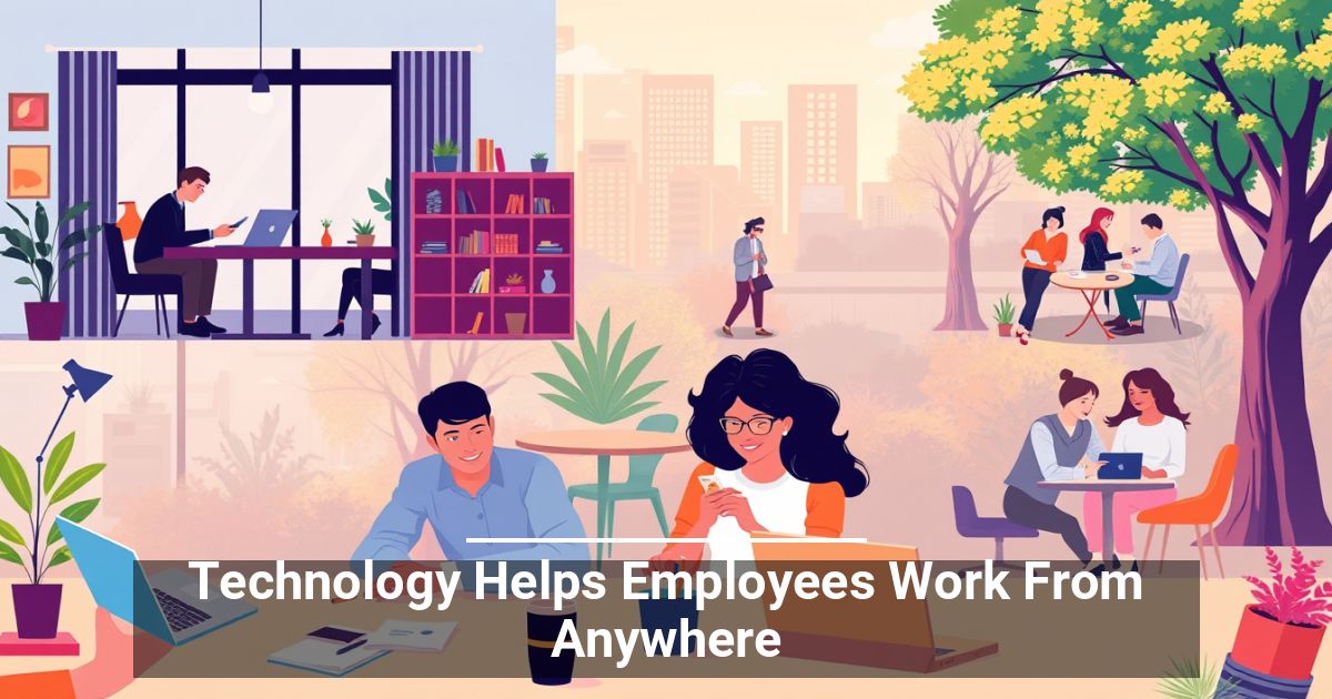 Technology Helps Employees Work From Anywhere
